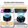 thumbnail image 3 of Electric Suction Cup Vacuum Magnetic Phone Holder, Dashboard Windshield Navigation Universal Desktop Cell Phone Holder, Double-sided Car Magnet Phone Grip, Portable Mount for Car, Kitchen, Gym, Bath, 3 of 11