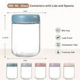 thumbnail image 5 of stusgo 6 Pack 16 Oz Glass Overnight Oats Containers with Lids, Glass Overnight Oats Jars, 5 of 7
