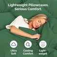 thumbnail image 3 of King Pillow Cases - 4 Pack - Super Soft Pillowcase Covers - Envelope Enclosure - Hotel Quality Pillow Protectors - Wrinkle Free, Shrink and Stain Resistant - Machine Washable - 20" x 40", 3 of 10