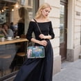 thumbnail image 5 of FORMRS Women Crossbody Purse with Chain Strap Vegan Leather Shoulder Handbag, Pink Window, 5 of 7