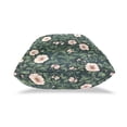 thumbnail image 4 of Vivid Floral Design 16x16in 2-Piece Cotton Fleece Throw Pillow Covers, Shrink Resistant, Hidden Zip, 4 of 6