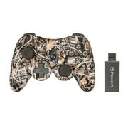 PowerA Realtree Wireless Game Controller with Dual Rumble and Soft-Touch Finish for Playstation 3 (PS3), Brown (Non-Retail Packaging)