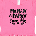 thumbnail image 3 of Inktastic Mamaw and Papaw Love Me Grandchild Gift Baby Girl Dress, 3 of 4