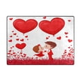 thumbnail image 3 of Valentine's Day Design Love 63''x48'' Plush Memory Foam Bath Mat, Soft, Absorbent, Non Slip, Durable, 3 of 7
