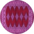 thumbnail image 1 of Ahgly Company Indoor Round Persian Pink Traditional Area Rugs, 4' Round, 1 of 4