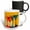 Multicolor, variant on 3drose, Martini Party Mid Century Modern Seventies Vector Art, 11oz Two-tone Yellow Mug