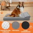 thumbnail image 3 of 100 * 60cm Cama para Perros Grande,Cama Ortopédica para Perros con Espuma Viscoelástica de Recuperación Lenta,Cama para Perros XL 39in Extraíble y Lavable con Base Antideslizante, 3 of 8
