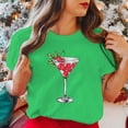 thumbnail image 2 of New Fashion Christmas T Shirt Unisex Fashion Casual Short Sleeve Shirt Tee Christmas Loose Harajuku T Shirts, 2 of 5