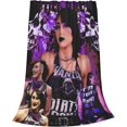 thumbnail image 2 of Rhea Wrestler Ripley Throw Blanket Lightweight Air Conditioner Blanket King Size Blankets for All Seasons Funny Blankets for Office for Running 40"x30", 2 of 7