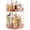 Pink, variant on 360° Rotating Makeup Organizer, 2 Tier Adjustable Perfume Organizer , Multi-Function Spinning Cosmetics Skincare Storage for Bedroom, Dresser, Countertop,Pink
