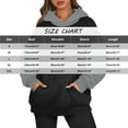 thumbnail image 2 of Women's Color Block Oversized Hoodie, Plus Size Pullover Sweatshirt with Pocket, Drop Shoulder Long Sleeve Casual Streetwear Top for Winter Outfits, Lounge Wear and Athletic Comfort Silver XXL, 2 of 5
