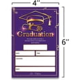 thumbnail image 2 of 20 Cards with Envelopes, graduation party invitations 2026, 2026 College, High School, University Grad Celebration.（BT3） (Purple Gold), 2 of 5