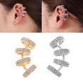 thumbnail image 1 of CARBONLIKE, accesorios de moda, aleación para hombres y mujeres, pendientes sin perforaciones para el trago, Clip geométrico para la oreja, sin perforación ZefeiWu 8390606155276, 1 of 1