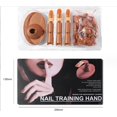 thumbnail image 3 of Doigt d'Entraînement des Ongles - Doigt d'Exercice avec Pointes Brun, 3 of 3