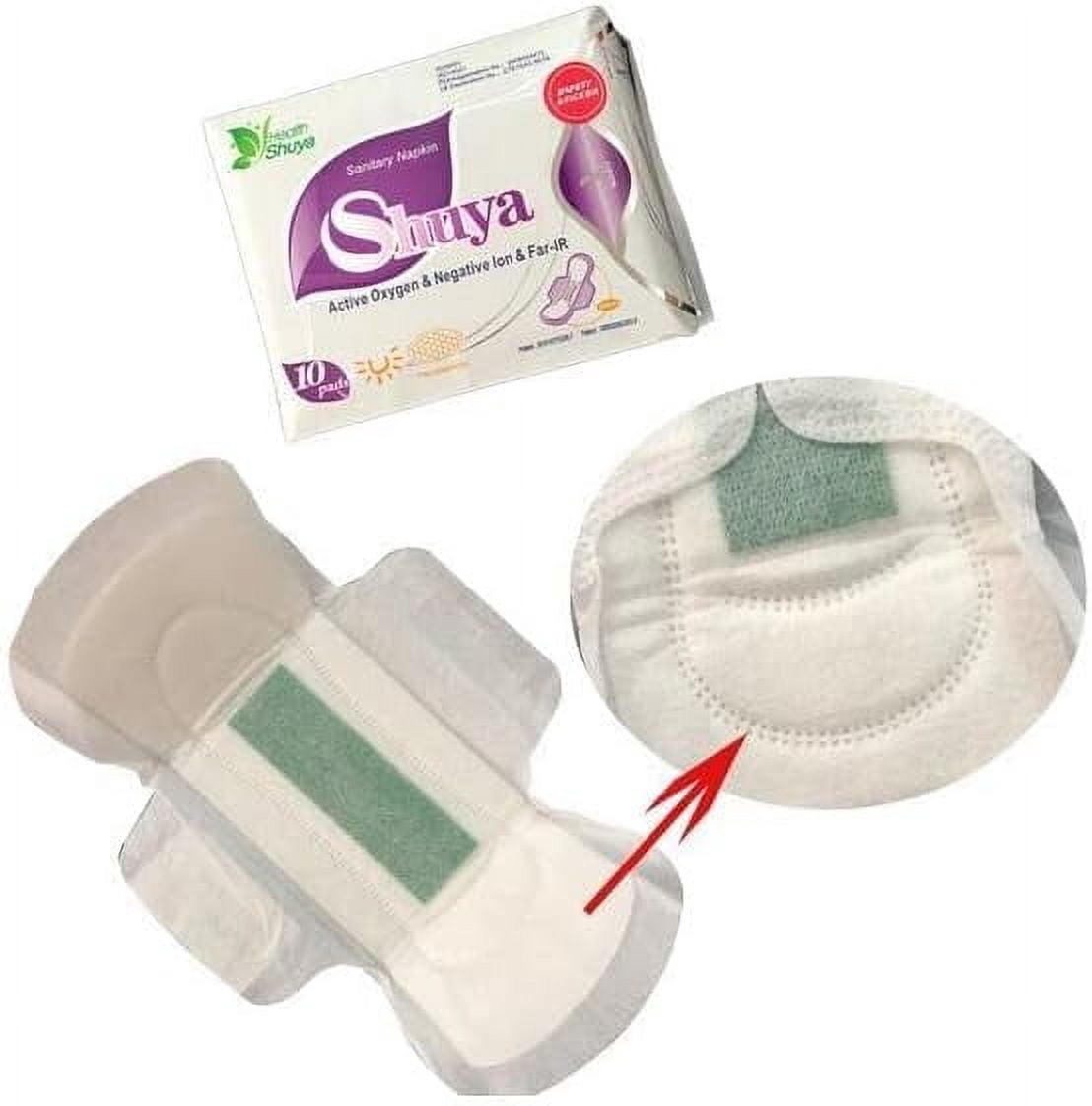 10 Packs Anion Sanitary Pads Daytime use Feminine Hygiene Product Cotton Sanitary Napkin Health Shuya Anion Panty Liner