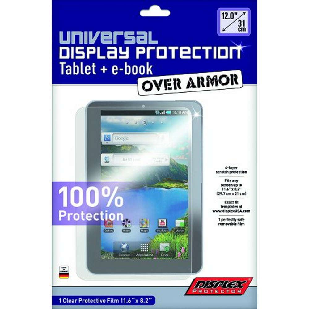 Displex Universal Tablet Screen Protector For Large Tablets, 12Inch
