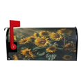 thumbnail image 3 of Ryvnso Mailbox Cover Sunflowers and Leaves Magnetic Mailbox Wrap Standard Size 21x18 Inch, 3 of 8
