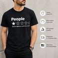 thumbnail image 3 of Funny One Star Review People T-Shirt, Unisex Short Sleeve Graphic Tee, 3 of 9