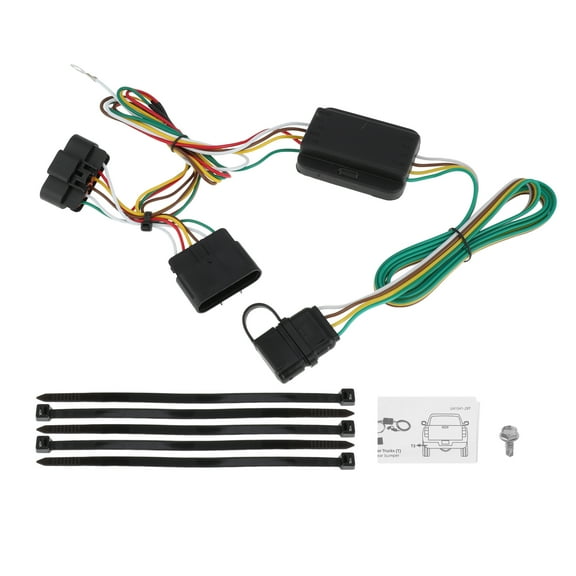 Unique Bargains 4 Pin Trailer Wiring Harness 55510 Towing Hitch Wiring Kit for Chevrolet Colorado 2004-2012 for GMC Canyon 04-12 Connector Towing Harness Converter