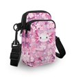 thumbnail image 3 of Chririnla Cherry Blossom Axolotl Crossbody Bag, Adjustable Shoulder Strap Cell Phone Purse Polyester Lightweight Cell Phone Purse Wallet for Shop Running, 3 of 7