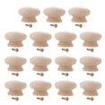 thumbnail image 1 of 15PCS Round Drawer Knob Wooden Cabinet Pull Knob Chic Wood Cabinet Handle Single Hole Beech Circular Pull Knobs Exquisite Furniture Handle for Home Of, 1 of 3