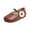 Brown, variant on AnuirheiH Toddler Girls Children's Soft-soled Small Leather Shoes Princess Shoes Thick Bottom Casual Shoes