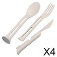 thumbnail image 1 of Vajillas,Juego de cuchara y tenedor para alimentación,vajilla,cubiertos,comida,Juego de vajilla 3 en 1 Baby Gadgets,cucharas y tenedores,Utensilios para bebés Alimentación Cuchillo Cuchara, 1 of 8