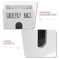 thumbnail image 4 of HAOANGarbage Bag Storage Box Dispenser Trash Bags Wood Garbage Bags Saver Grocery Bag Container Household Goods for Home, 4 of 6