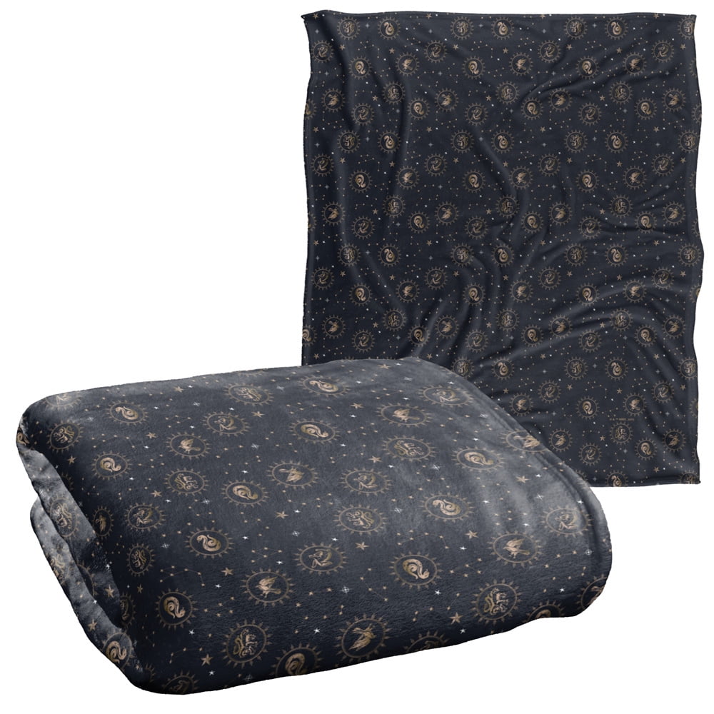 Harry Potter House Constellations Officially Licensed Silky Touch Super Soft Throw Blanket 50' x 60'