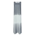 thumbnail image 4 of Women Strapless Casual Loose Ruched Long Maxi Dress, 4 of 8