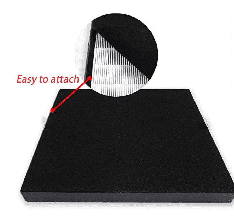 Nispira True HEPA Carbon Filter J Replacement Compatible with Germ Air Purifier AC5900WCA AC5900WDLX FLT5900, 3 Packs