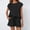 Black, variant on MSJUHEG Linen Shorts for Women Summer Set Workout Sets for Women 2 Piece Outfits Sweatsuit Plus Size Short Sets Pants Sets Women 2 Piece Outfits Short Set Black L
