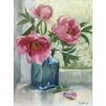 thumbnail image 2 of Strube, Ling 15x18 White Modern Wood Framed Museum Art Print Titled - Peony II, 2 of 4