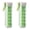 Green, variant on 2 Pack One Hand Press Ice Tray, Space Saving Sealed Ice Maker Produces 6 Cubes Per Tray