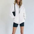 thumbnail image 3 of Plebaso Tracksuit Sets for Women 2 Pieces Outfits Full Zip Hoodie and Biker Shorts Tracksuits Lounge Sets, 3 of 7