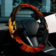 thumbnail image 6 of Thanksgiving Leaves 14.5 Inch Printing PVC Leather Auto Accessories Steering Wheel Cover Car Wheel Cover Steering Wheel Covers, 6 of 6