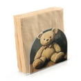 thumbnail image 6 of Qxltty Cute Teddy Bear Doll Acrylic Napkin Holder Set of 1 Transparent Dining Table Kitchen Cafeteria Home Decor 4.1x4.9x1.97in, 6 of 9
