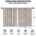 thumbnail image 2 of Blackout Kids Curtains,Boho Black and White Tribal Ethnic Pattern Childrens Insulated Curtains Set Of 2,Bedroom Essentials,Toddler Room Decor 42x54in(106x137cm), 2 of 5