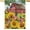 Sunflower, variant on Spring Summer Sunflower 28 x 40 House Flag Double Sided, America Country Floral Flower Farm Barn Garden Yard Decoration, Fall Autumn Farmhouse Rustic Outdoor Décor Decorative Large Flag