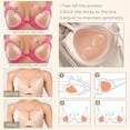 thumbnail image 5 of Self-Adhesive Push-Up Bra Pads Set (1 Pair Water-Drop Beige + 1 Pair Water-Drop Black) - Adhesive Inserts Bra Pads Inserts Pads 2Pairs Removable Women'S Bra Pads Inserts Double Adh Makeup Organizers, 5 of 8