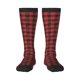 thumbnail image 1 of Balery Red Black Plaid Calcetines novedosos Calcetines deportivos Calcetines hasta la rodilla Calcetines de algodón Calcetines originales y geniales, 1 of 6