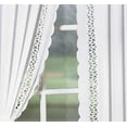 thumbnail image 4 of Today's Curtain Hellina Tapework Window Swagger, 63-Inch, White - Hellina CA1800K, 4 of 4