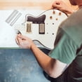 thumbnail image 3 of Fretboard Protector for Guitar and Bass with Metal Guards 2 Strips Including Bass Size Silver, 3 of 8