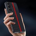 thumbnail image 5 of Pour Sony Xperia 1 Vi Étui Style Fibre de Carbone Antichoc, 5 of 5