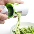 thumbnail image 6 of Cheers US Handheld Spiralizer Vegetable Slicer,4 in 1 Heavy Duty Veggie Spiralizer Zucchini Spaghetti Maker,Vegatable Spiral Slicer for Salad,Carrot,Fruit,Cucumber,Zucchini, 6 of 7