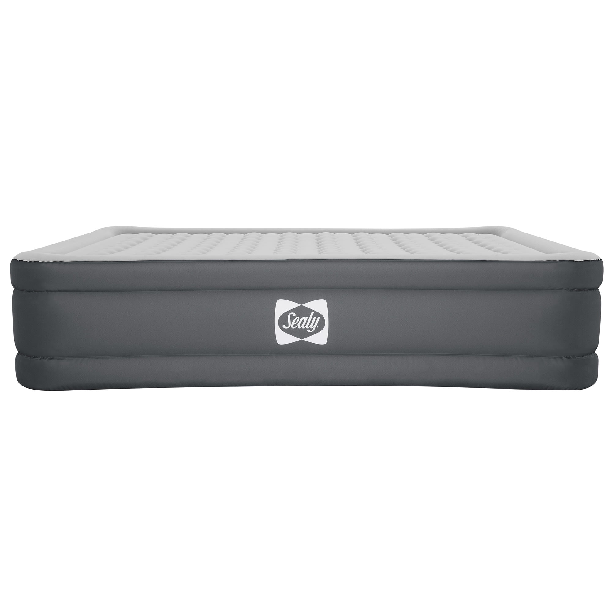 Sealy: AlwayzAire Tough Guard 18" Airbed - Queen - Built-In Dual Pump, Inflatable Matress, Wave Beam Construction, Antimicrobial Treatment, USB Charge