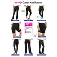 thumbnail image 5 of Woman Within Women's Plus Size Tall Stretch Cotton Bootcut Pant, 5 of 6