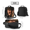 thumbnail image 2 of Horror Freddy Krueger Portable Lunch Bag, Insulated Lunch Box Reusable Lunch Totes Bag For Camping Hiking Travel Picnic, 2 of 8