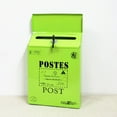 thumbnail image 2 of suyin Vintage Wall Mount Mailbox Mail Retro Postal Letter Newspaper Box Waterproof Mailboxes Garden Decoration Paperwork Holder, 2 of 9