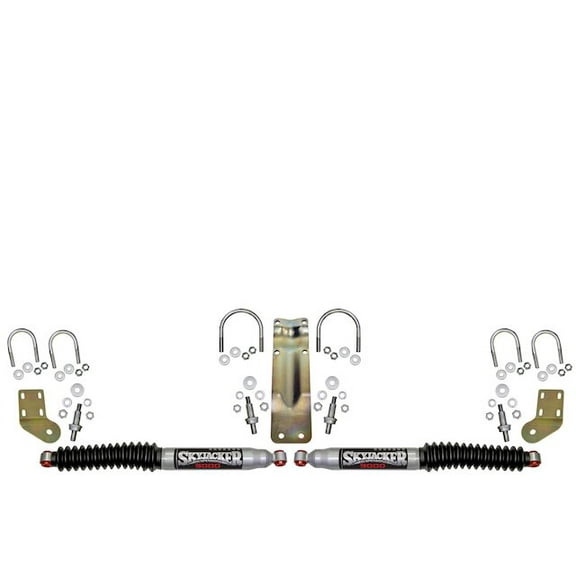 Steering Damper Kit - Compatible with 2005 - 2023 Ford F-250 Super Duty 2006 2007 2008 2009 2010 2011 2012 2013 2014 2015 2016 2017 2018 2019 2020 2021 2022